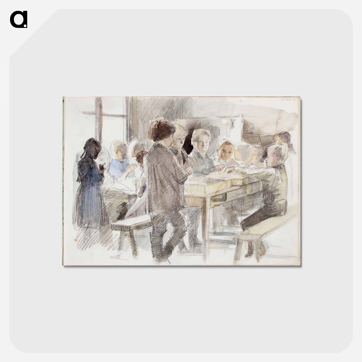 アートポストカード-(unknown) - アルバート エーデルフェルト Postcard.