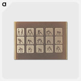 アートポストカード-Wrestling
 - エドワード マイブリッジ Postcard.