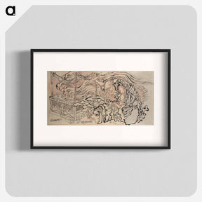 アートポスター-Katsushika Hokusai’s Album of Sketches - 葛飾 北斎 Poster.
