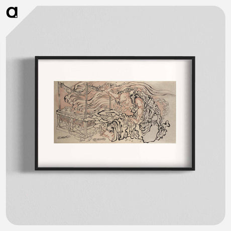 アートポスター-Katsushika Hokusai’s Album of Sketches - 葛飾 北斎 Poster.