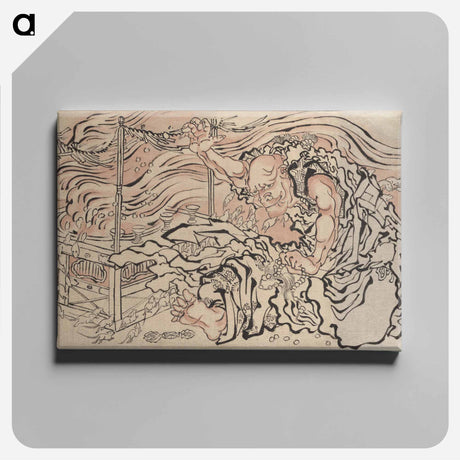 アートパネル-Katsushika Hokusai’s Album of Sketches - 葛飾 北斎 Canvas.