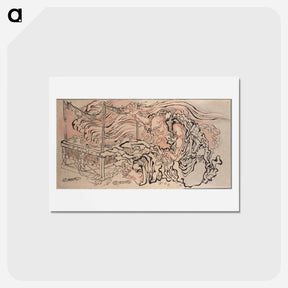 アートポストカード-Katsushika Hokusai’s Album of Sketches - 葛飾 北斎 Postcard.