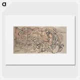 アートポスター-Katsushika Hokusai’s Album of Sketches - 葛飾 北斎 Poster.