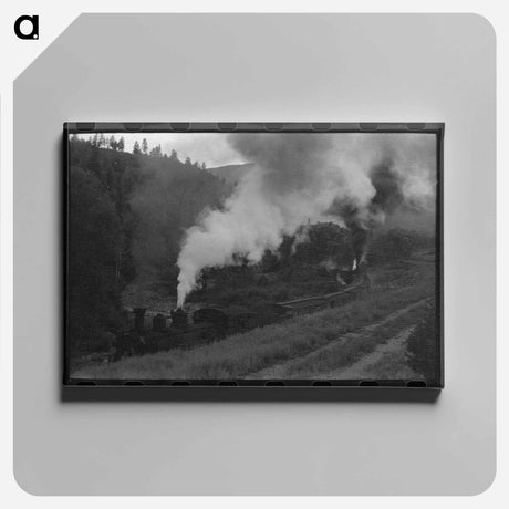 アートパネル-Democrat Wagon on William Walling Farm
 - ラッセル リー Canvas.