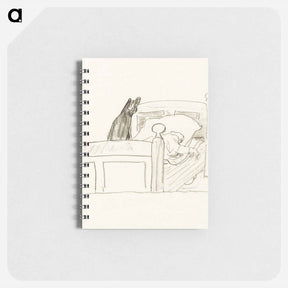 アートメモ帳-Een zieke in zijn bed - テオ ヴァン ホイテマ Memo.