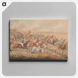 アートパネル-The Leicestershire Hunt - Symptoms of a Skurry in a Pewy Country
 - イェール大学アートギャラリー Canvas.