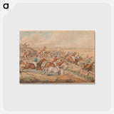 アートポストカード-The Leicestershire Hunt - Symptoms of a Skurry in a Pewy Country
 - イェール大学アートギャラリー Postcard.
