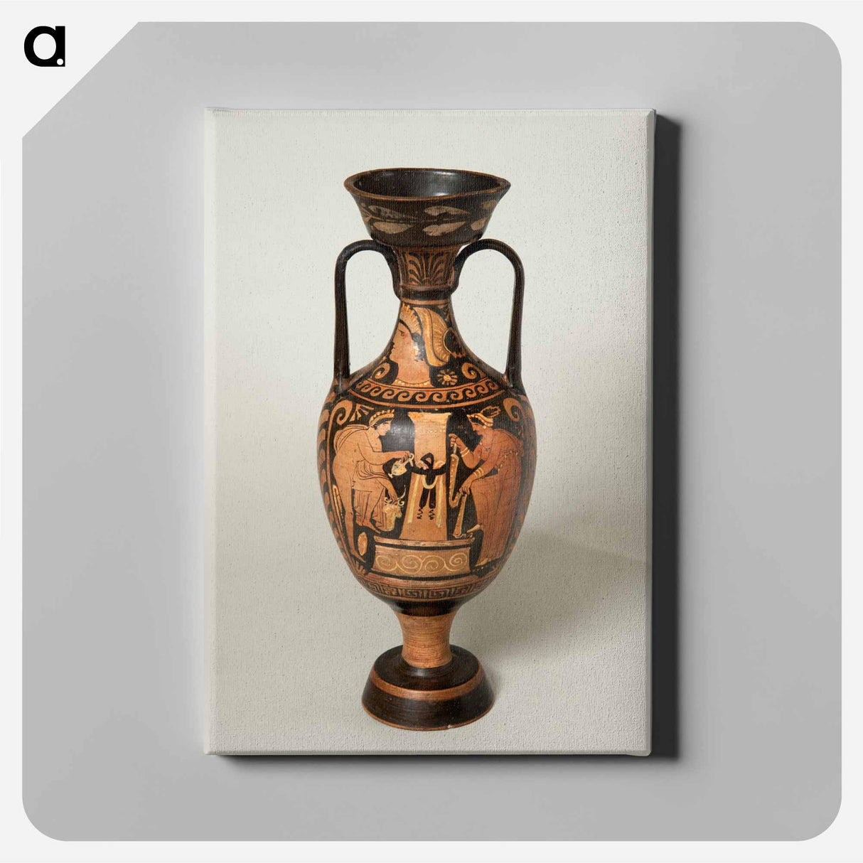 アートパネル-Apulian Red-Figure Amphora
 - バーンズ・コレクション Canvas.