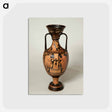 アートポストカード-Apulian Red-Figure Amphora
 - バーンズ・コレクション Postcard.