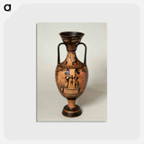 アートポストカード-Apulian Red-Figure Amphora
 - バーンズ・コレクション Postcard.