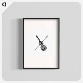 アートポスター-Violin Engraving
 - 大英図書館 Poster.