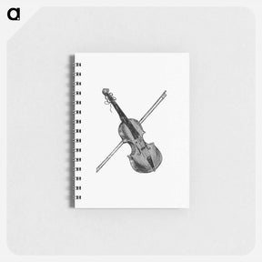 アートメモ帳-Violin Engraving
 - 大英図書館 Memo.