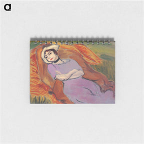 アートメモ帳-Reclining Woman in a Landscape (Marguerite) - アンリ マティス Memo.
