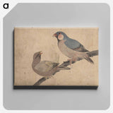 アートパネル-Album of Sketches by Katsushika Hokusai and His Disciples - 葛飾 北斎 Canvas.