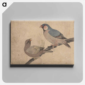アートパネル-Album of Sketches by Katsushika Hokusai and His Disciples - 葛飾 北斎 Canvas.