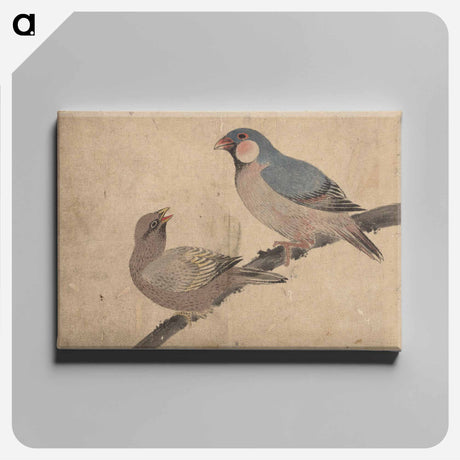 アートパネル-Album of Sketches by Katsushika Hokusai and His Disciples - 葛飾 北斎 Canvas.