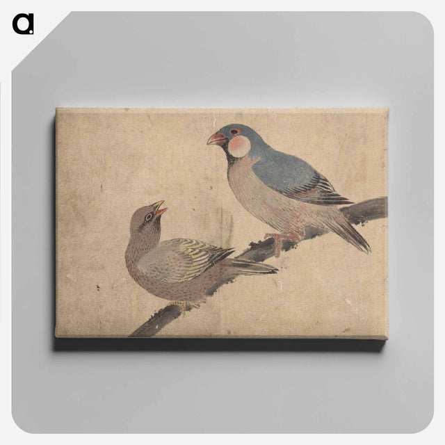アートパネル-Album of Sketches by Katsushika Hokusai and His Disciples - 葛飾 北斎 Canvas.