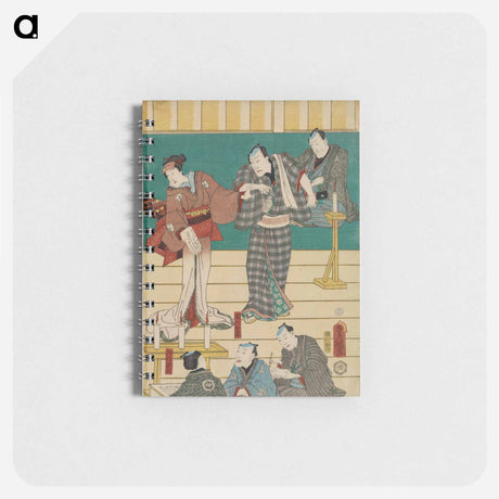 アートメモ帳-Center Sheet of a Pentaptych
 - 歌川 国貞 Memo.