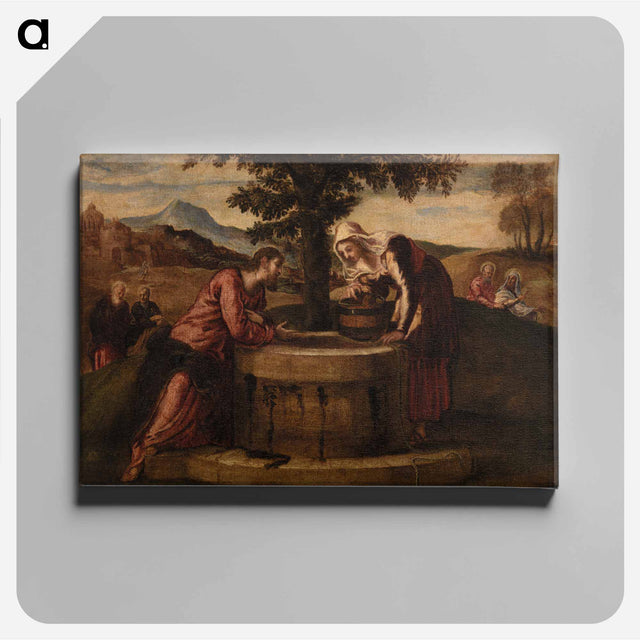アートパネル-Christ and the Woman of Samaria
 - バーンズ・コレクション Canvas.
