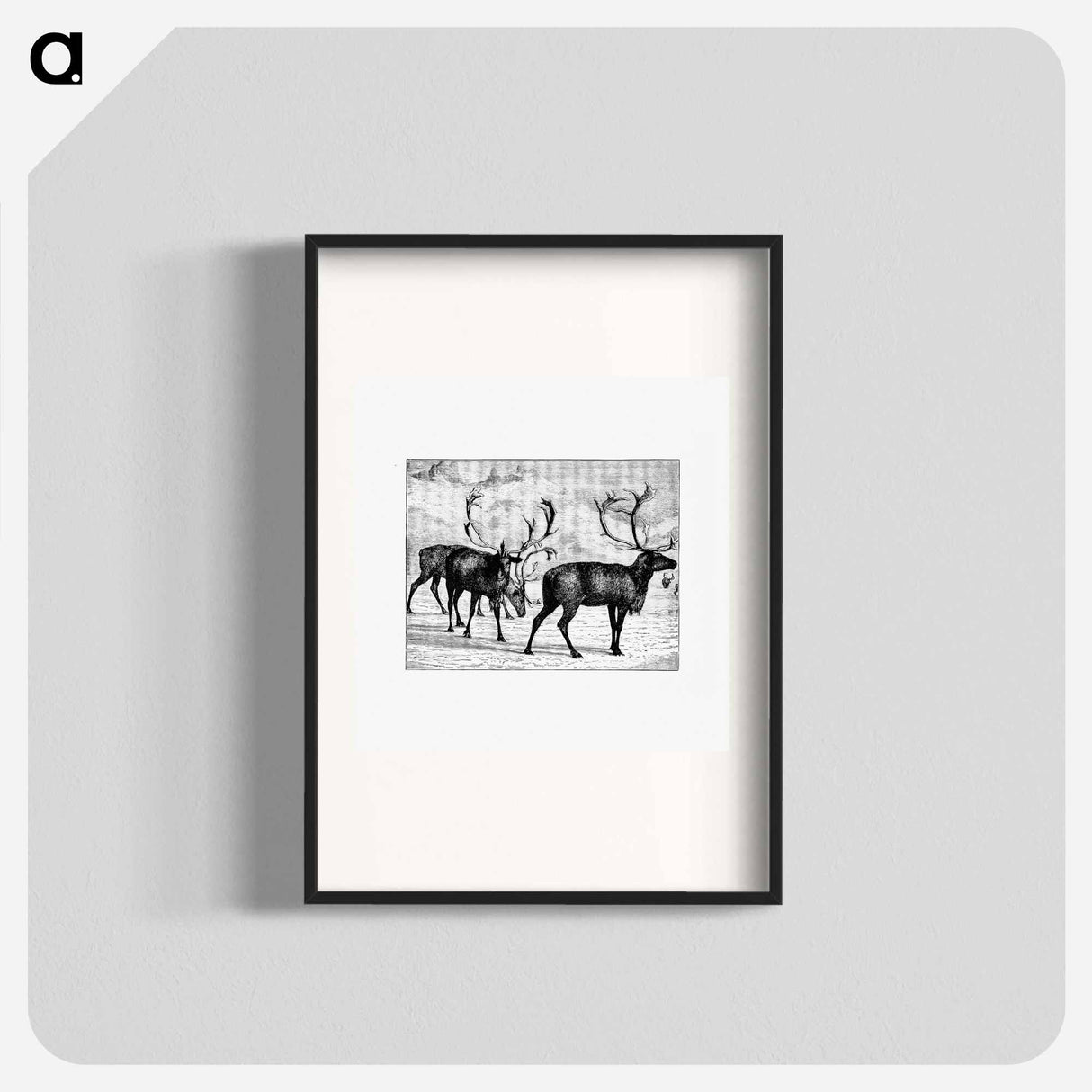 アートポスター-Reindeers from Nimrod In The North
 - 大英図書館 Poster.