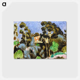 アートポストカード-Eucalyptus, Mont Alban - アンリ マティス Postcard.