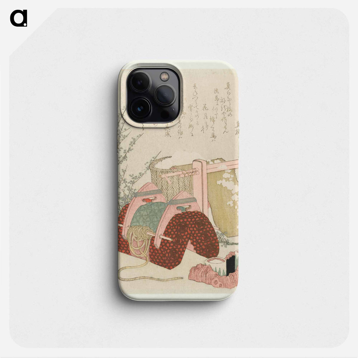 A comparison of Genroku poems and shells - Katsushika Hokusai Phone Case.