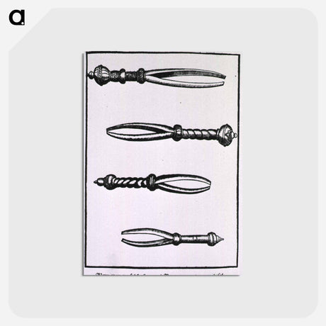 アートポストカード-Eyelash Tweezers for Treatment of Trichiasis
 - 国立医学図書館 Postcard.