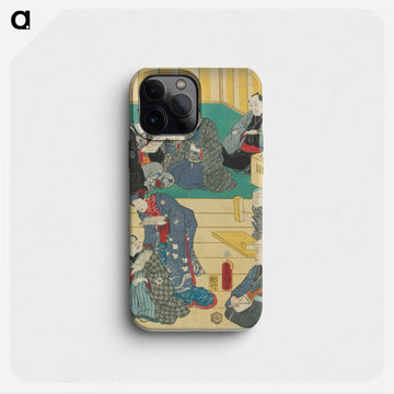 Vertical Ōban Pentaptych, Second Sheet From Right
 - 歌川 国貞 Phone Case.