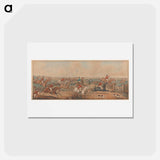 アートポストカード-The Leicestershire Hunt - A Struggle for the Start
 - イェール大学アートギャラリー Postcard.