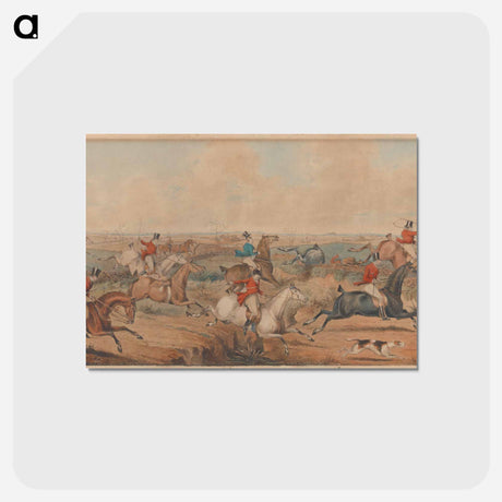 アートポストカード-The Leicestershire Hunt - A Struggle for the Start
 - イェール大学アートギャラリー Postcard.
