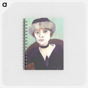 アートメモ帳-Marguerite in a Fur Hat - アンリ マティス Memo.
