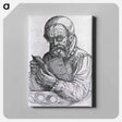 アートパネル-Man Reading with the Aid of Spectacles
 - 国立医学図書館 Canvas.