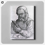 アートパネル-Man Reading with the Aid of Spectacles
 - 国立医学図書館 Canvas.