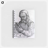 アートメモ帳-Man Reading with the Aid of Spectacles
 - 国立医学図書館 Memo.