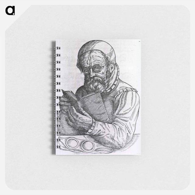アートメモ帳-Man Reading with the Aid of Spectacles
 - 国立医学図書館 Memo.