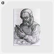 アートポストカード-Man Reading with the Aid of Spectacles
 - 国立医学図書館 Postcard.