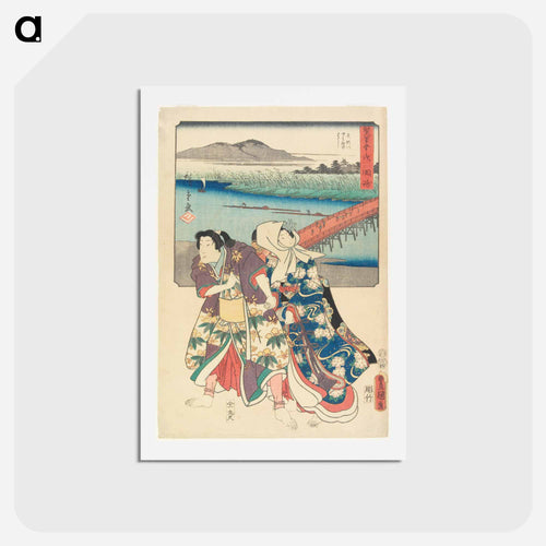 Okazaki
 - 歌川 国貞 Postcard.