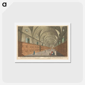 アートポストカード-The New Gallery of the Vatican Library at Rome. With the Cornishes ornamented with Etrusian Vases
 - イェール大学アートギャラリー Postcard.