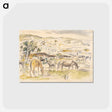 アートポストカード-Horses in Landscape
 - バーンズ・コレクション Postcard.