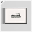 アートポスター-Steam Train Illustration
 - 大英図書館 Poster.