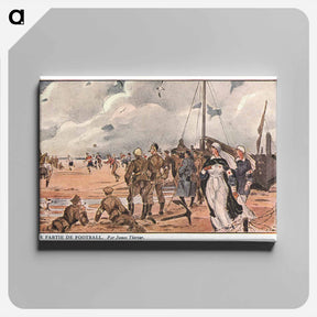 アートパネル-A Football Game
 - 国立医学図書館 Canvas.