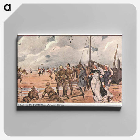 アートパネル-A Football Game
 - 国立医学図書館 Canvas.