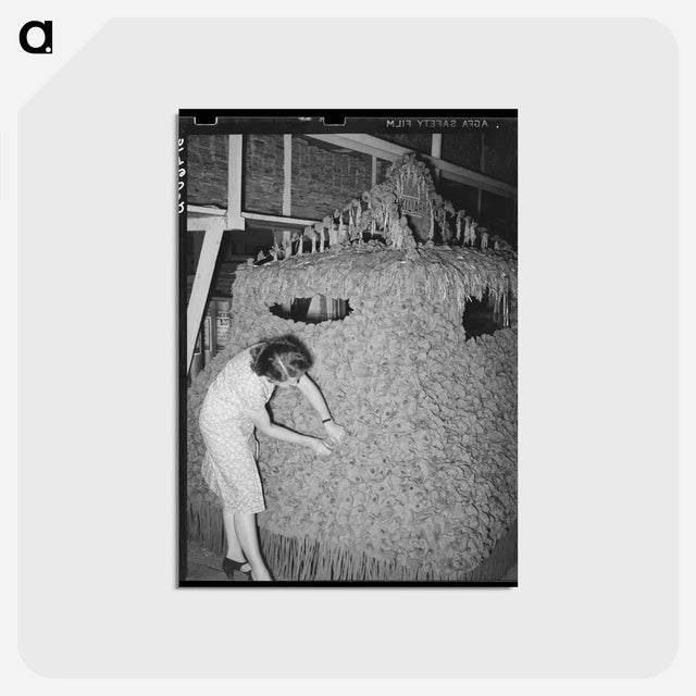 アートポストカード-American Legion Float
 - ラッセル リー Postcard.