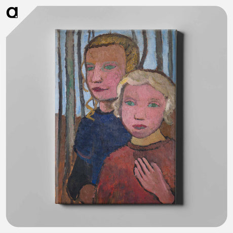 アートパネル-Two Girls in Front of Birch Trees
 - セントルイス美術館 Canvas.