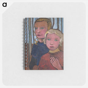 アートメモ帳-Two Girls in Front of Birch Trees
 - セントルイス美術館 Memo.