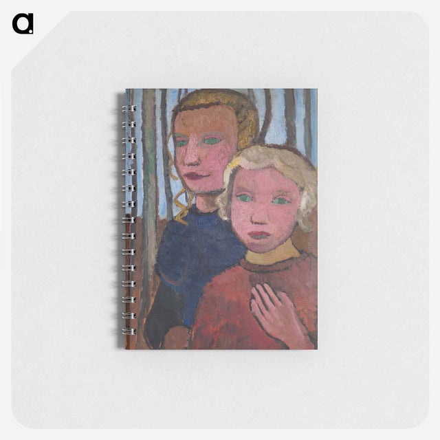 アートメモ帳-Two Girls in Front of Birch Trees
 - セントルイス美術館 Memo.