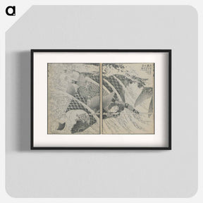アートポスター-Hokusai's A Picture Book of Japanese Warriors - 葛飾 北斎 Poster.