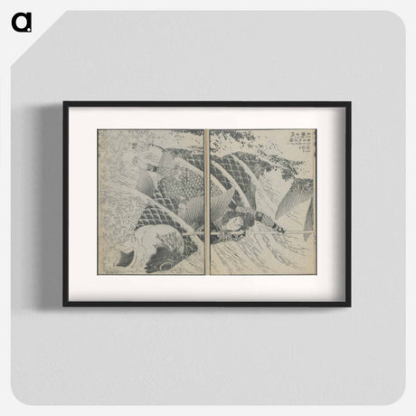 アートポスター-Hokusai's A Picture Book of Japanese Warriors - 葛飾 北斎 Poster.