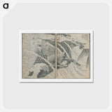 アートポストカード-Hokusai's A Picture Book of Japanese Warriors - 葛飾 北斎 Postcard.