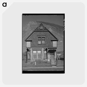 アートポストカード-Silverton Miner's Home
 - ラッセル リー Postcard.